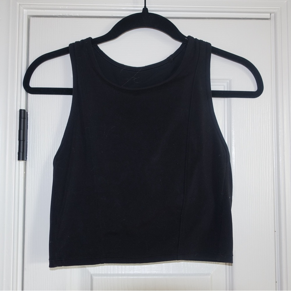 All In Motion Built In Shelf Bra Light Support Removable Pads Black